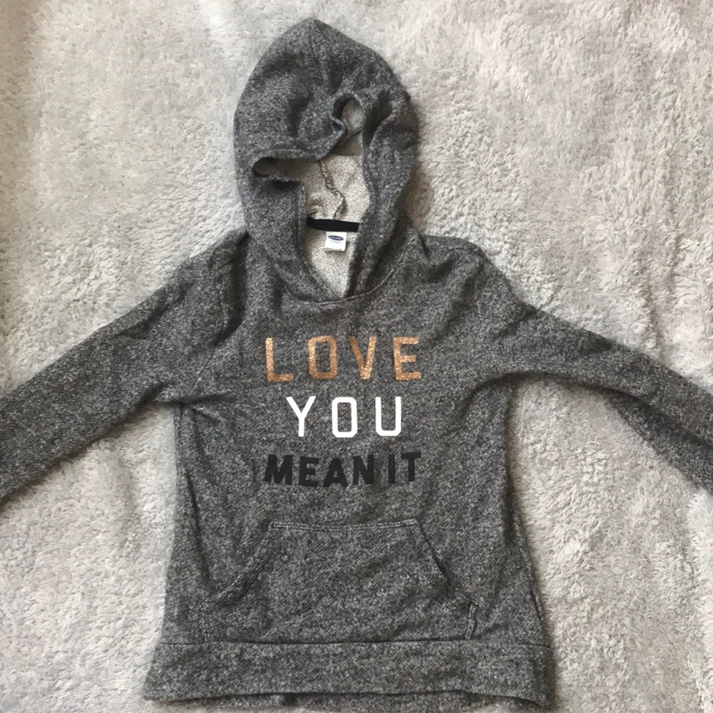 Great condition old navy girls hoodie size small
